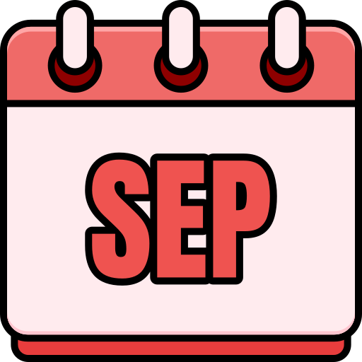septiembre icono gratis