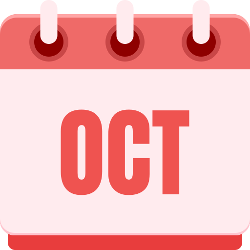 October Generic color fill icon