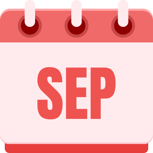septiembre icono gratis