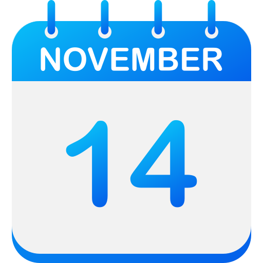 14 de noviembre icono gratis