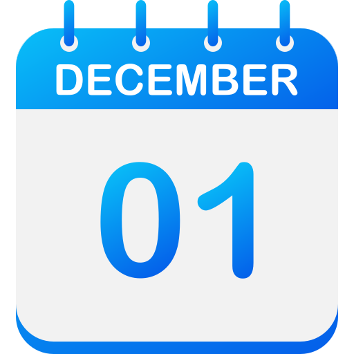 diciembre 1 icono gratis