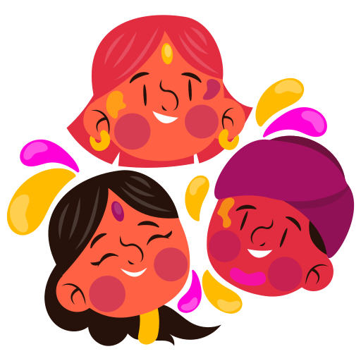 holi gratuit sticker holi gratuit sticker