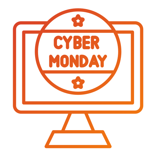 cyber monday icono gratis