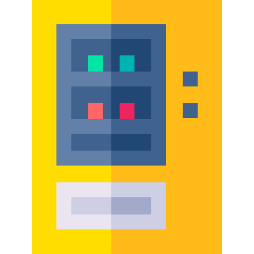 Vending Machine Basic Straight Flat icon