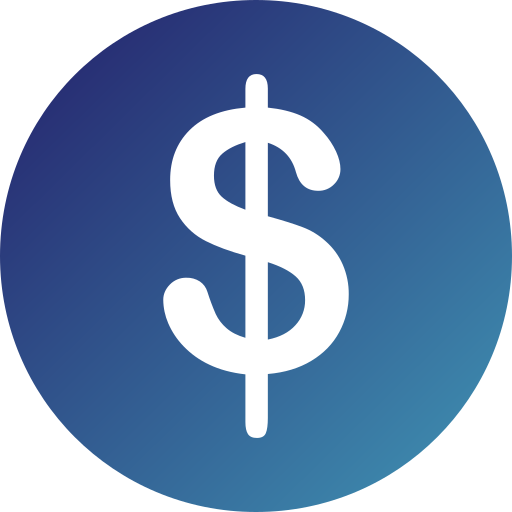 Dollar Generic gradient fill icon