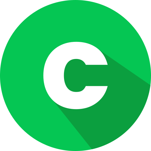 Letter C Generic color fill icon