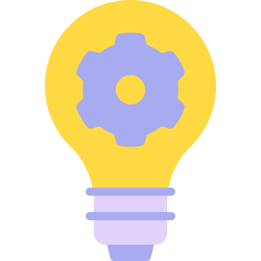 Lightbulb Generic color fill icon