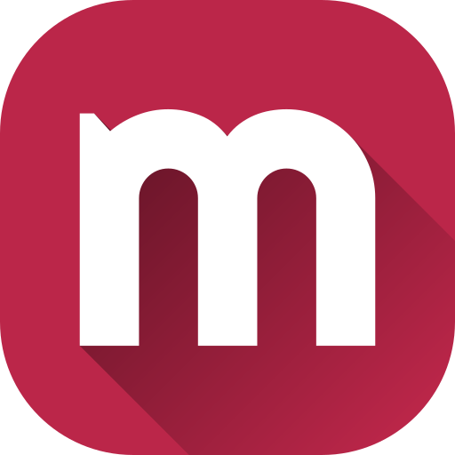 Letter m Generic gradient fill icon