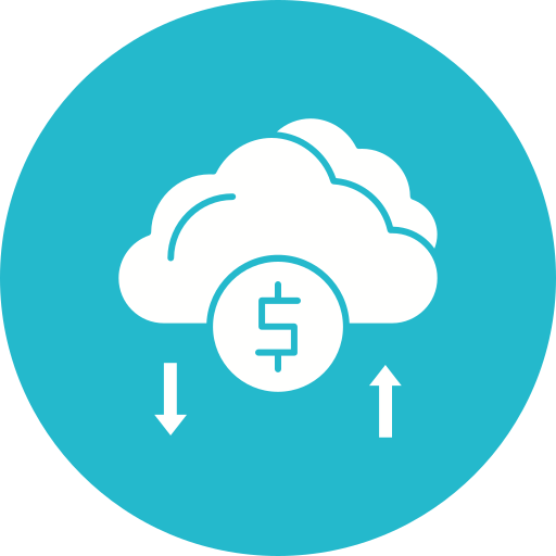 Cloud Data - free icon