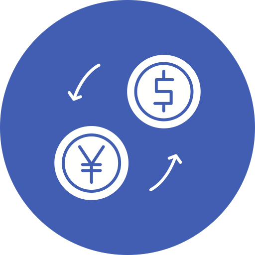cambio de dinero icono gratis