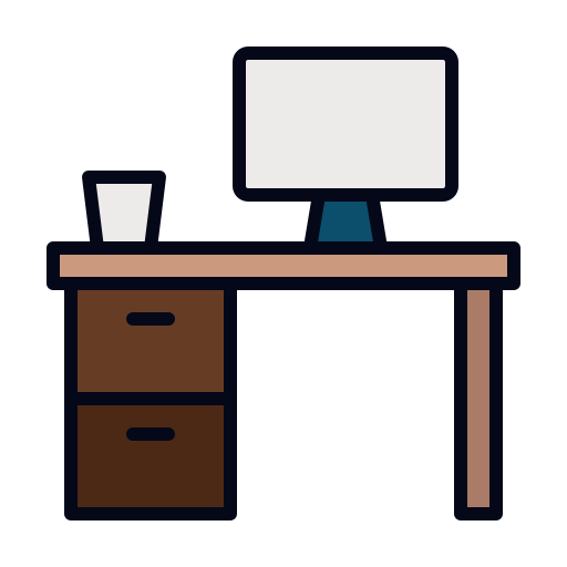 Desk Generic color lineal-color icon