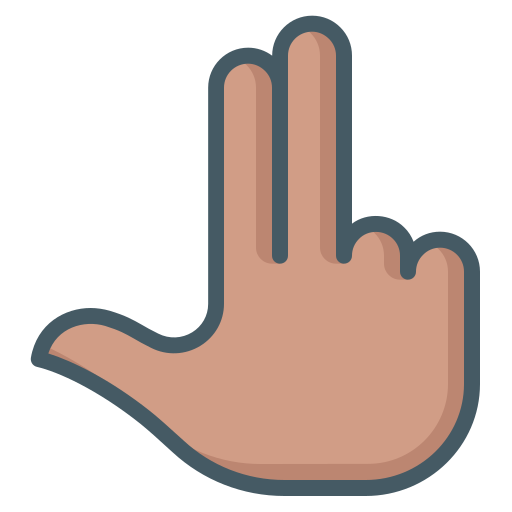 Two Fingers - Free gestures icons