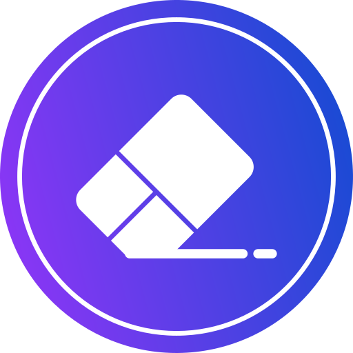 Eraser Generic gradient fill icon