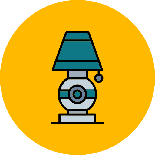Desk lamp free icon