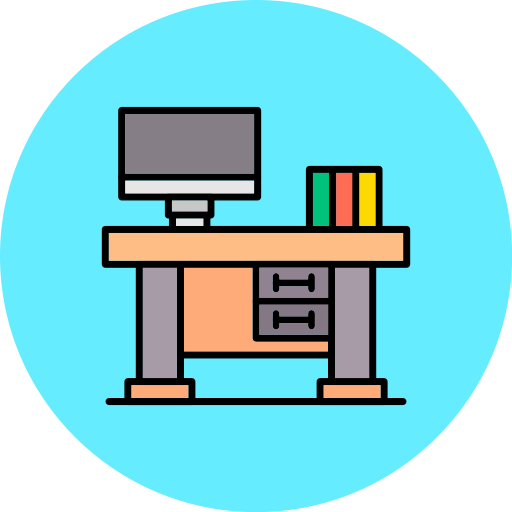 Desk free icon