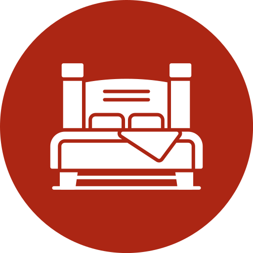 Double bed free icon Double bed free icon