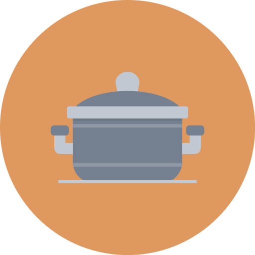 Cooking pot Generic color fill icon