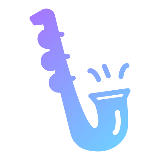 saxofón icono gratis