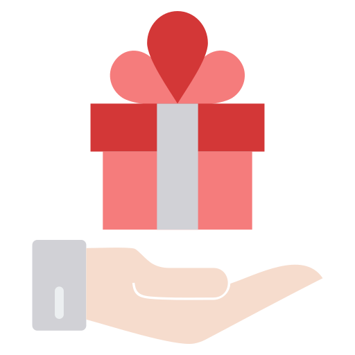 caja de regalo icono gratis