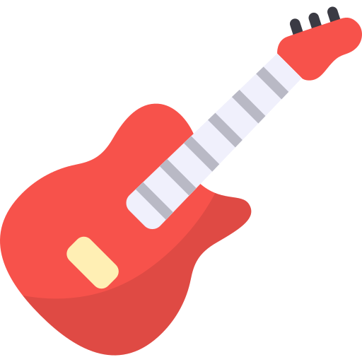 guitarra electrica icono gratis