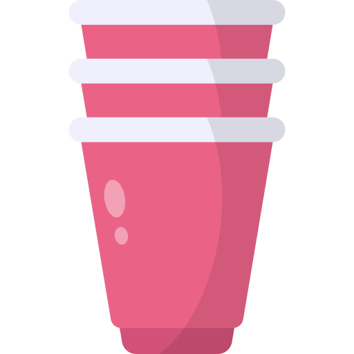 Plastic Cup Generic color fill icon