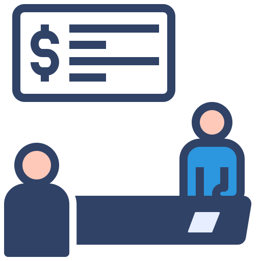 comisión icono gratis