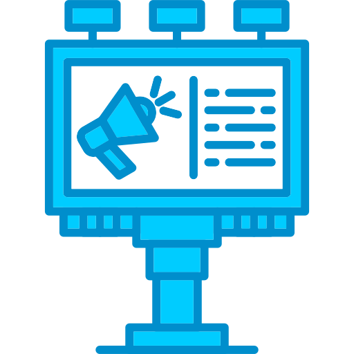 painel publicitário grátis ícone