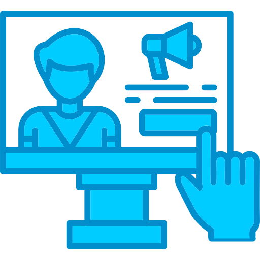 Advertising free icon