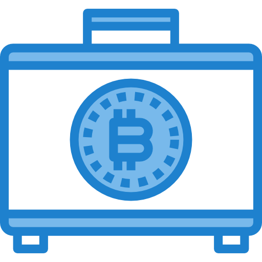 Bitcoin Itim2101 Blue Icon