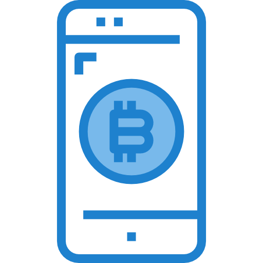 Bitcoin itim2101 Blue icon