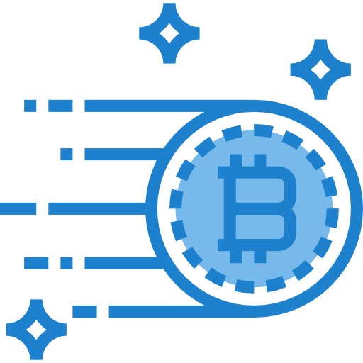 Bitcoin Itim2101 Blue Icon