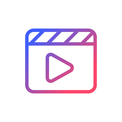 edición de video icono gratis