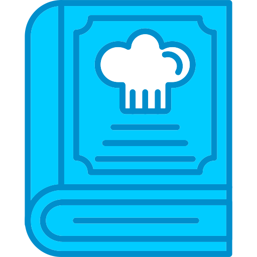 libro de cocina icono gratis