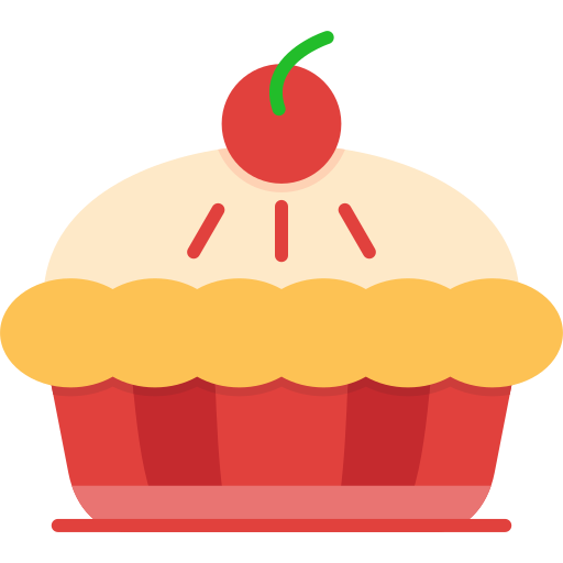 pie de manzana icono gratis