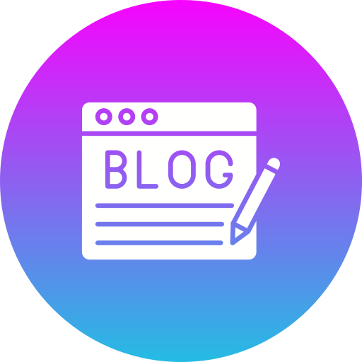 Blogging Generic gradient fill icon