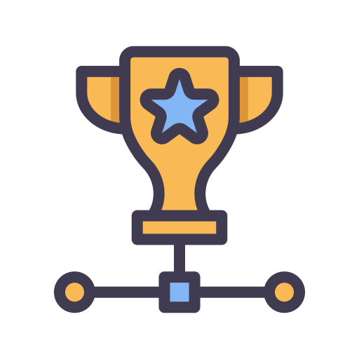 Trophy Generic color lineal-color icon