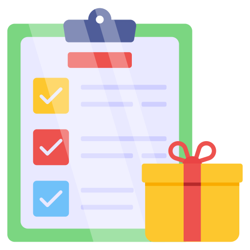 Gift List Generic Color Fill Icon gift-list-generic-color-fill-icon