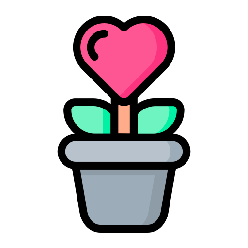 planta de amor icono gratis