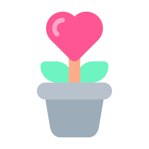 planta de amor icono gratis