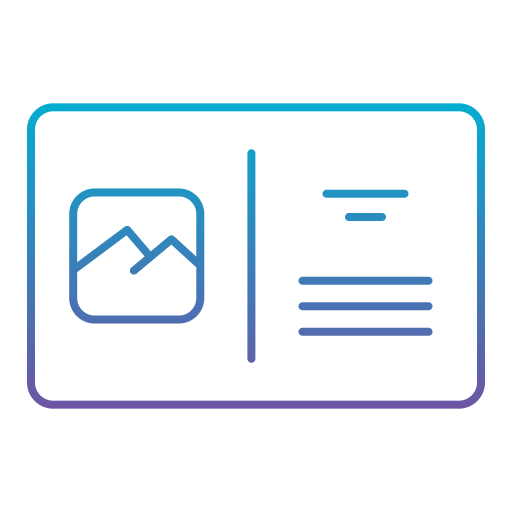 cartão de visitas grátis ícone