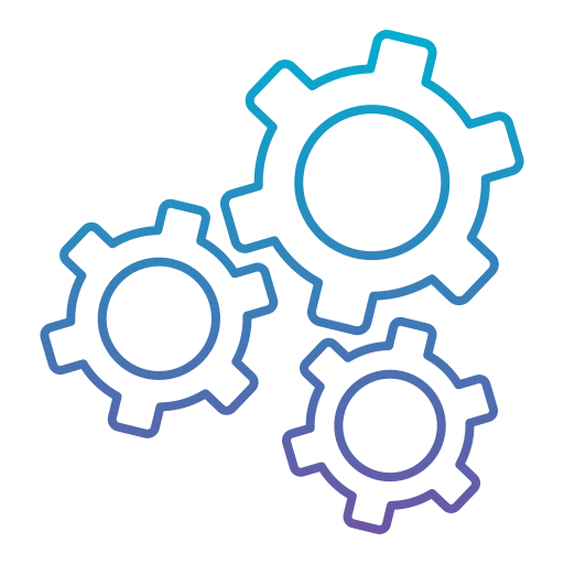 Process Generic gradient outline icon