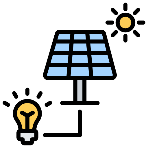 fotovoltaica icono gratis