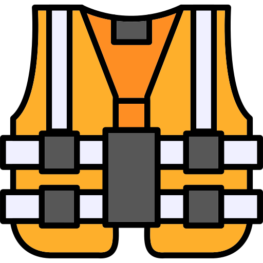 High visibility vest Generic color lineal-color icon