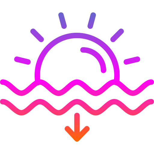 le coucher du soleil Icône gratuit le coucher du soleil Icône gratuit