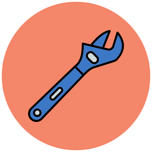 llave inglesa icono gratis