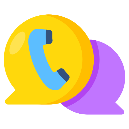 chat telefónico icono gratis