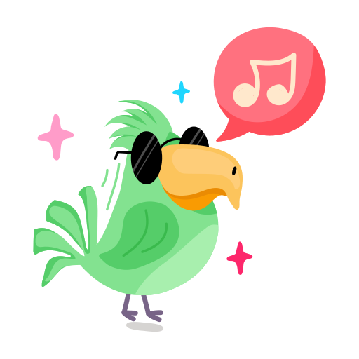Music free sticker