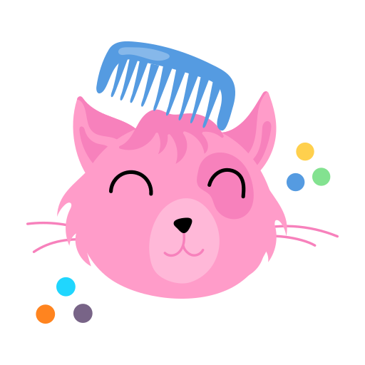 Comb free sticker Comb free sticker