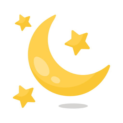 Moon Stickers - Free nature Stickers