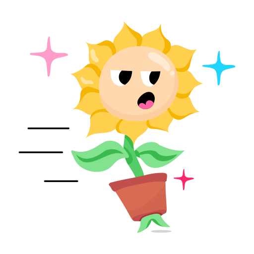 Flower free sticker Flower free sticker